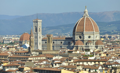 Fototapeta na wymiar Panoramica detalle Duomo