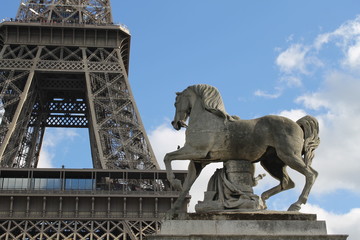 The Eiffel Tower in Paris 