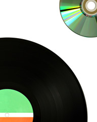 Vinyl Record with Compact Disk