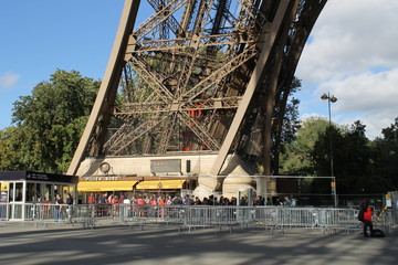 The Eiffel Tower in Paris 