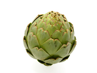 Obraz premium Fresh Artichokes isolated on white background