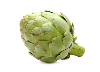 Obraz premium Fresh Artichokes isolated on white background