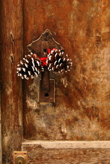 christmas rustic wood background