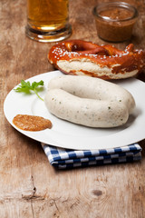 paar bayerische Weißwürste