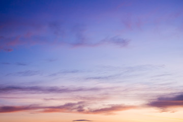 Fototapeta na wymiar Sunset sky background,sunset and beach