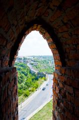 historical beautiful castle in arch