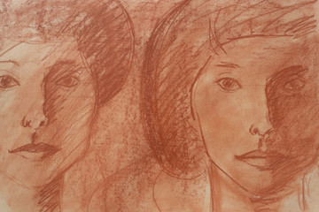 Tibeterinnen Portrait