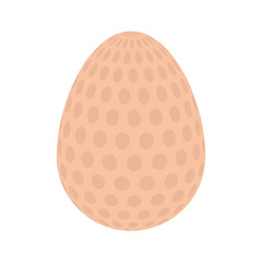 happy easter colorful egg over white background. vector illustration
