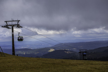 Seilbahn auf dem Feldberg im Schwarzwald