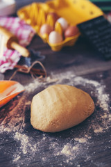 Dough ready for Christmas cookies