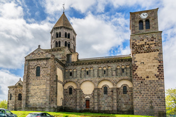 Church Notre Dame du Port. Clermont Ferrand, Auvergne, France.
