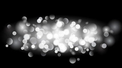 Abstract background with bokeh effect in white