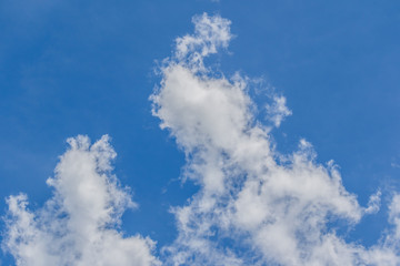 blue sky with cloud