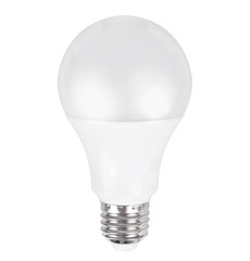 Modern LED lamp on white background