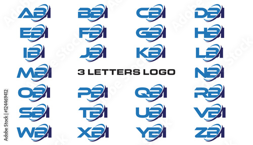 3 letters modern generic