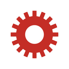 gear or cogwheel mechanic device equipment vector illustration