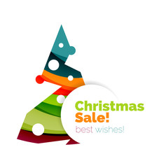 Christmas and New Year sale banner