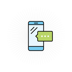 Phone & Message Icon