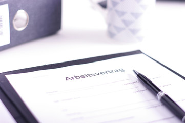 Arbeitsvertrag