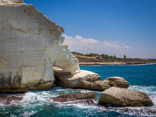 White rocks of Rosh HaNikra park