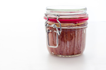 Jar of anchovies