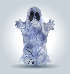 Vector illustration of a ghost