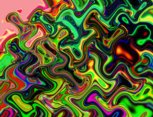 Wavy Abstract seamless pattern and background