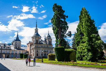 Obraz premium Palace from La Granja de San Ildefonso, Segovia, Castile and Leon, Spain