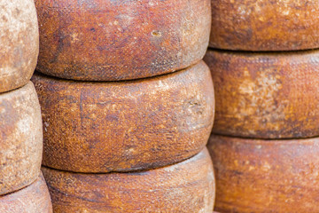 forms of Sardinian cheese