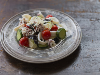 イカとサラダのマリネ