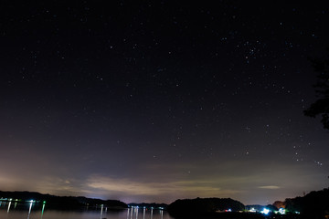 Fototapeta na wymiar 冬の星空