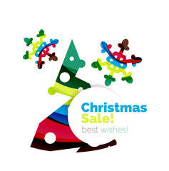 Christmas and New Year sale banner