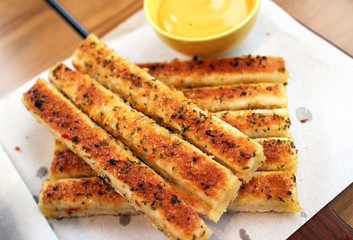 Bread and food on the table