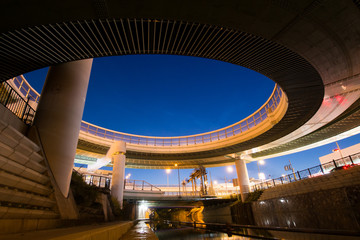 黒川ジャンクション　ループ下