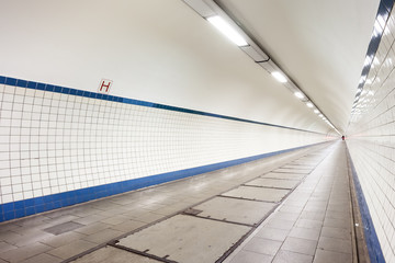 pedestrian bicycle tunnel