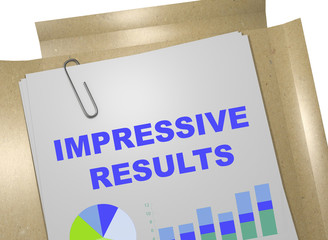 Impressive Results - business concept