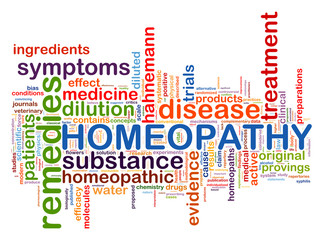 Word tags of homeopathy