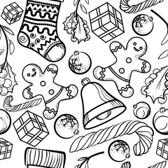 Christmas toy pattern