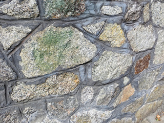 Background of the stone wall.