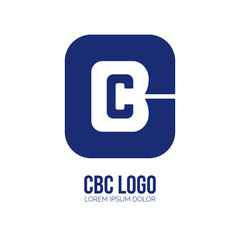 Creative C and B letter vector logo design. Vector sign. Character logotype symbols. Logo icon design for website