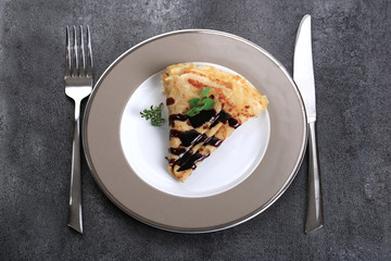 crêpe au chocolat 