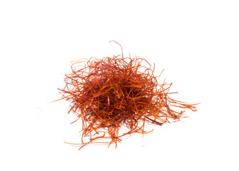 Fototapeta premium Chilifäden isoliert auf weiß