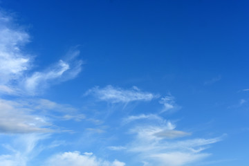 Blue sky and clouds