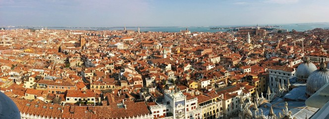 Panorama view of City of Venice