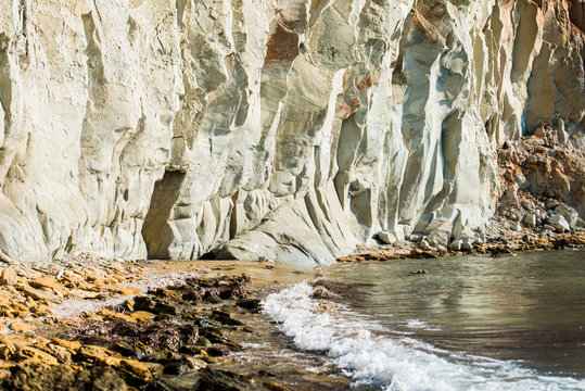Stone cost at gerakas bech,Zakynthos,Greece