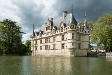 Fototapeta na wymiar Schloss Azay le Rideau, Loire, Frankreich