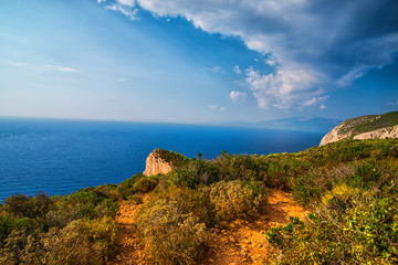 Fototapeta na wymiar View at Zakynthos island