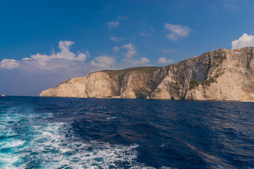 Costline at ionian sea