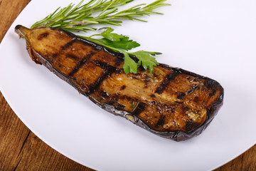 Grilled eggplant