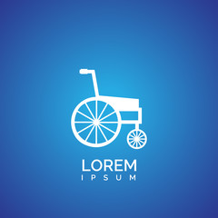 Fototapeta na wymiar wheelchair icon design